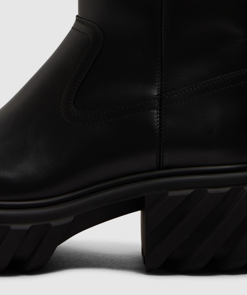 Off White Exploration motor ankle boot